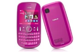 Nokia Asha 200, Pink, Dual