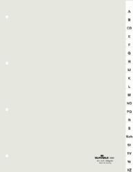 Durable Register A4 A-Z Ho Durable Register A4 A-Z Ho