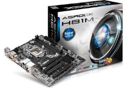 ASRock H81M, mATX, Intel H ASRock H81M, mATX, Intel H