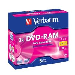 Verbatim DVD-RAM Medien 4.