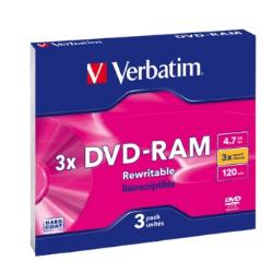 Verbatim DVD-RAM Medien 4.