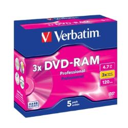 Verbatim DVD-RAM 4.7GB, 3x
