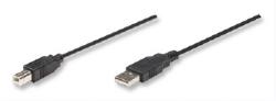 USB2.0 Kabel 3m A-B schwar USB2.0 Kabel 3m A-B schwar